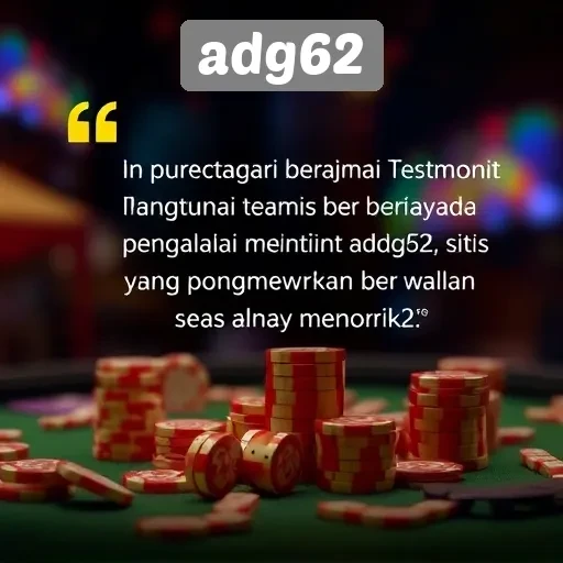 Testimoni Pengguna Mengenai Pengalaman di adg62